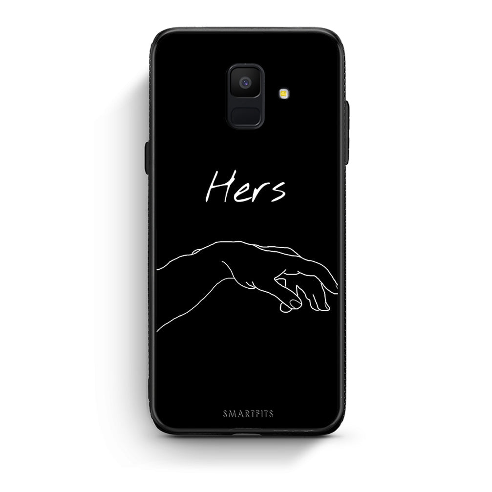 samsung A6 Aeshetic Love 1 Θήκη Αγίου Βαλεντίνου από τη Smartfits με σχέδιο στο πίσω μέρος και μαύρο περίβλημα | Smartphone case with colorful back and black bezels by Smartfits
