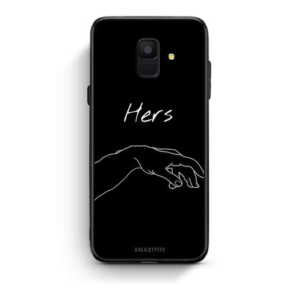 samsung A6 Aeshetic Love 1 Θήκη Αγίου Βαλεντίνου από τη Smartfits με σχέδιο στο πίσω μέρος και μαύρο περίβλημα | Smartphone case with colorful back and black bezels by Smartfits