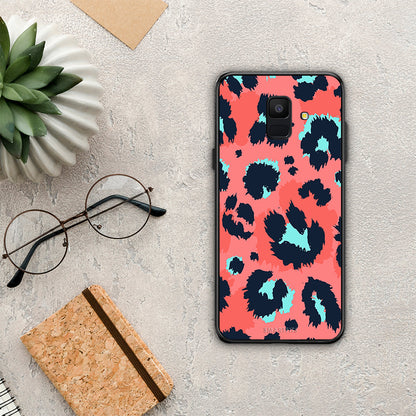 Animal Pink Leopard - Samsung Galaxy A6 2018 θήκη