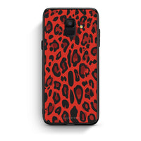 Thumbnail for 4 - samsung galaxy A6 Red Leopard Animal case, cover, bumper