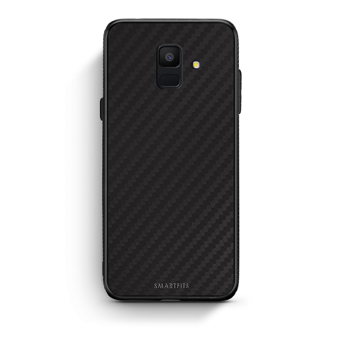 samsung A6 Carbon Black θήκη από τη Smartfits με σχέδιο στο πίσω μέρος και μαύρο περίβλημα | Smartphone case with colorful back and black bezels by Smartfits