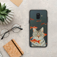 Thumbnail for Cat Goldfish - Samsung Galaxy A6 2018 θήκη