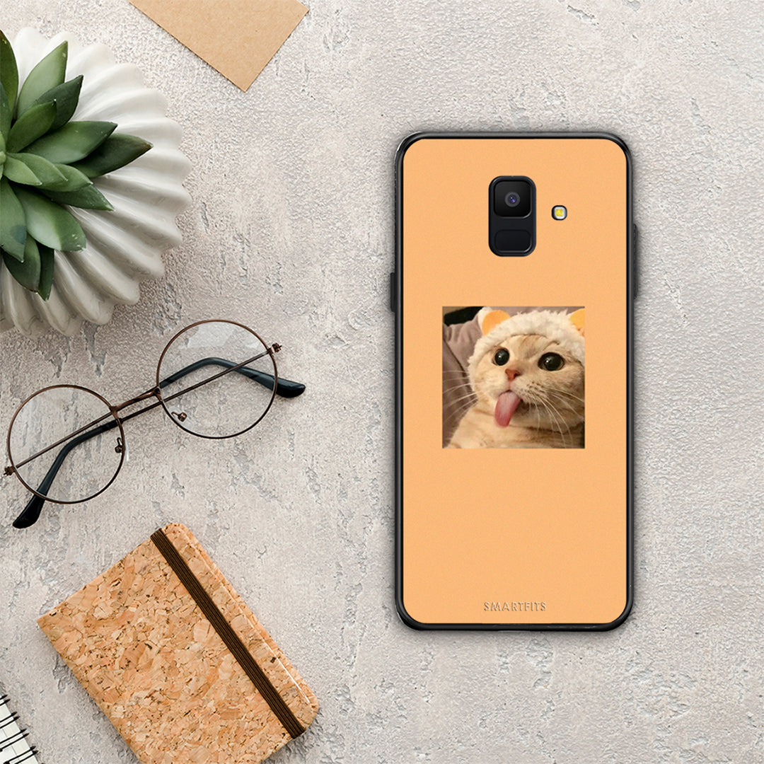 Cat Tongue - Samsung Galaxy A6 2018 θήκη