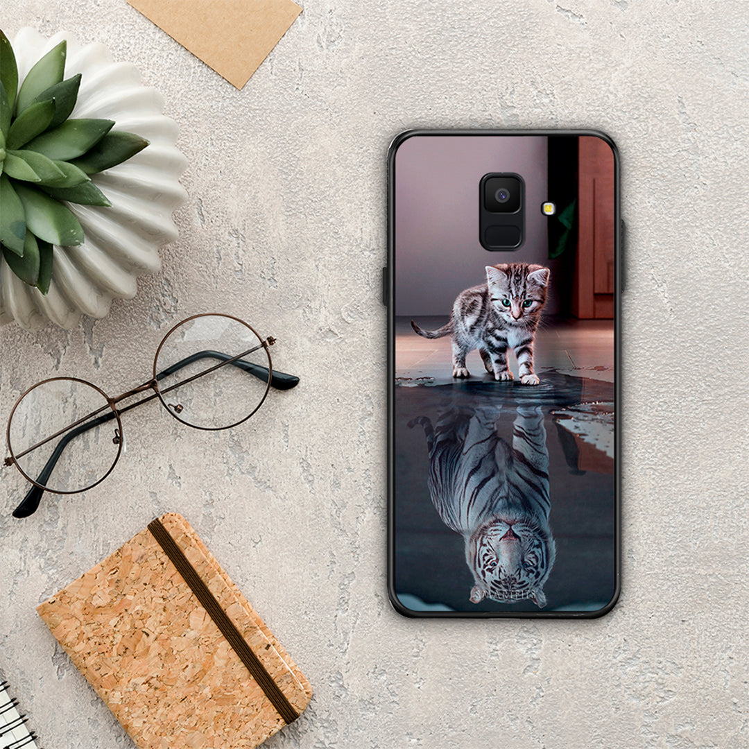 Cute Tiger - Samsung Galaxy A6 2018 θήκη