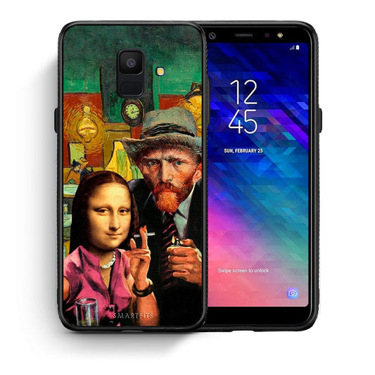 Θήκη Samsung A6 2018 Funny Art από τη Smartfits με σχέδιο στο πίσω μέρος και μαύρο περίβλημα | Samsung A6 2018 Funny Art case with colorful back and black bezels