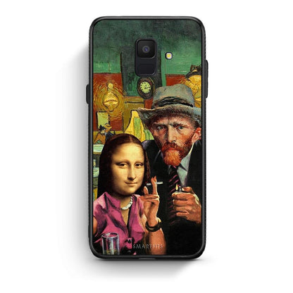 samsung A6 Funny Art θήκη από τη Smartfits με σχέδιο στο πίσω μέρος και μαύρο περίβλημα | Smartphone case with colorful back and black bezels by Smartfits