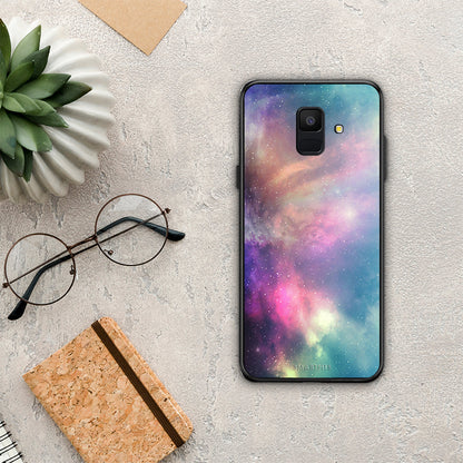 Galactic Rainbow - Samsung Galaxy A6 2018 θήκη