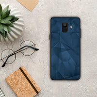Thumbnail for Geometric Blue Abstract - Samsung Galaxy A6 2018 θήκη