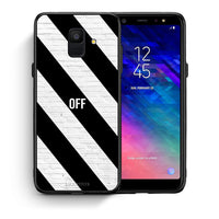 Thumbnail for Θήκη Samsung A6 2018 Get Off από τη Smartfits με σχέδιο στο πίσω μέρος και μαύρο περίβλημα | Samsung A6 2018 Get Off case with colorful back and black bezels