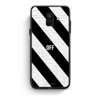 Thumbnail for samsung A6 Get Off θήκη από τη Smartfits με σχέδιο στο πίσω μέρος και μαύρο περίβλημα | Smartphone case with colorful back and black bezels by Smartfits