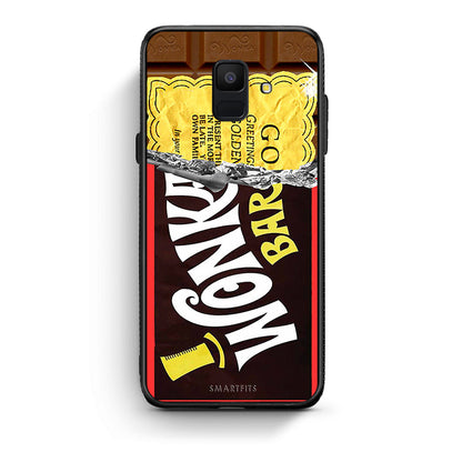 samsung A6 Golden Ticket θήκη από τη Smartfits με σχέδιο στο πίσω μέρος και μαύρο περίβλημα | Smartphone case with colorful back and black bezels by Smartfits