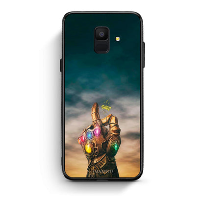 samsung A6 Infinity Snap θήκη από τη Smartfits με σχέδιο στο πίσω μέρος και μαύρο περίβλημα | Smartphone case with colorful back and black bezels by Smartfits