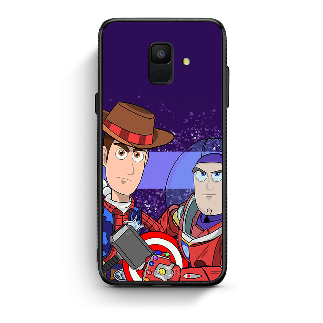 samsung A6 Infinity Story θήκη από τη Smartfits με σχέδιο στο πίσω μέρος και μαύρο περίβλημα | Smartphone case with colorful back and black bezels by Smartfits