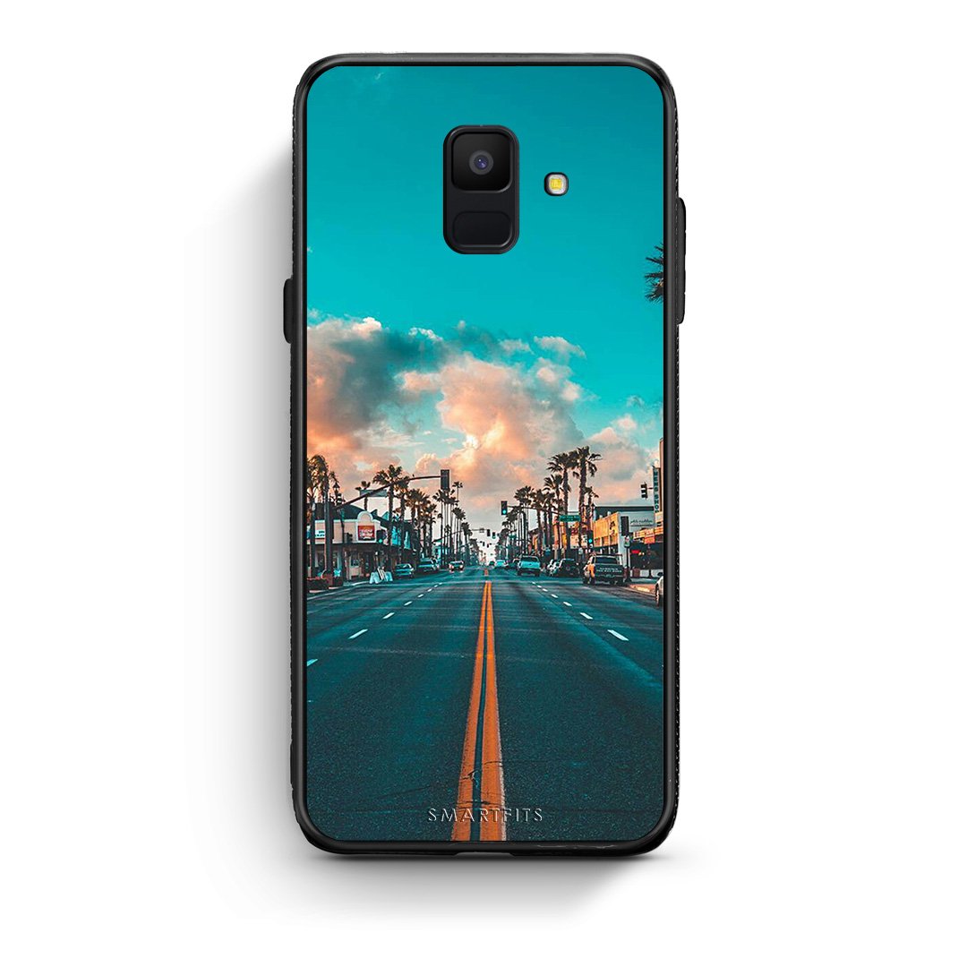 4 - samsung A6 City Landscape case, cover, bumper