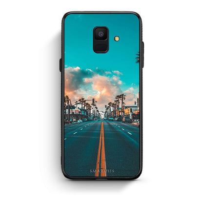 4 - samsung A6 City Landscape case, cover, bumper