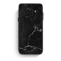 Thumbnail for samsung A6 Marble Black θήκη από τη Smartfits με σχέδιο στο πίσω μέρος και μαύρο περίβλημα | Smartphone case with colorful back and black bezels by Smartfits