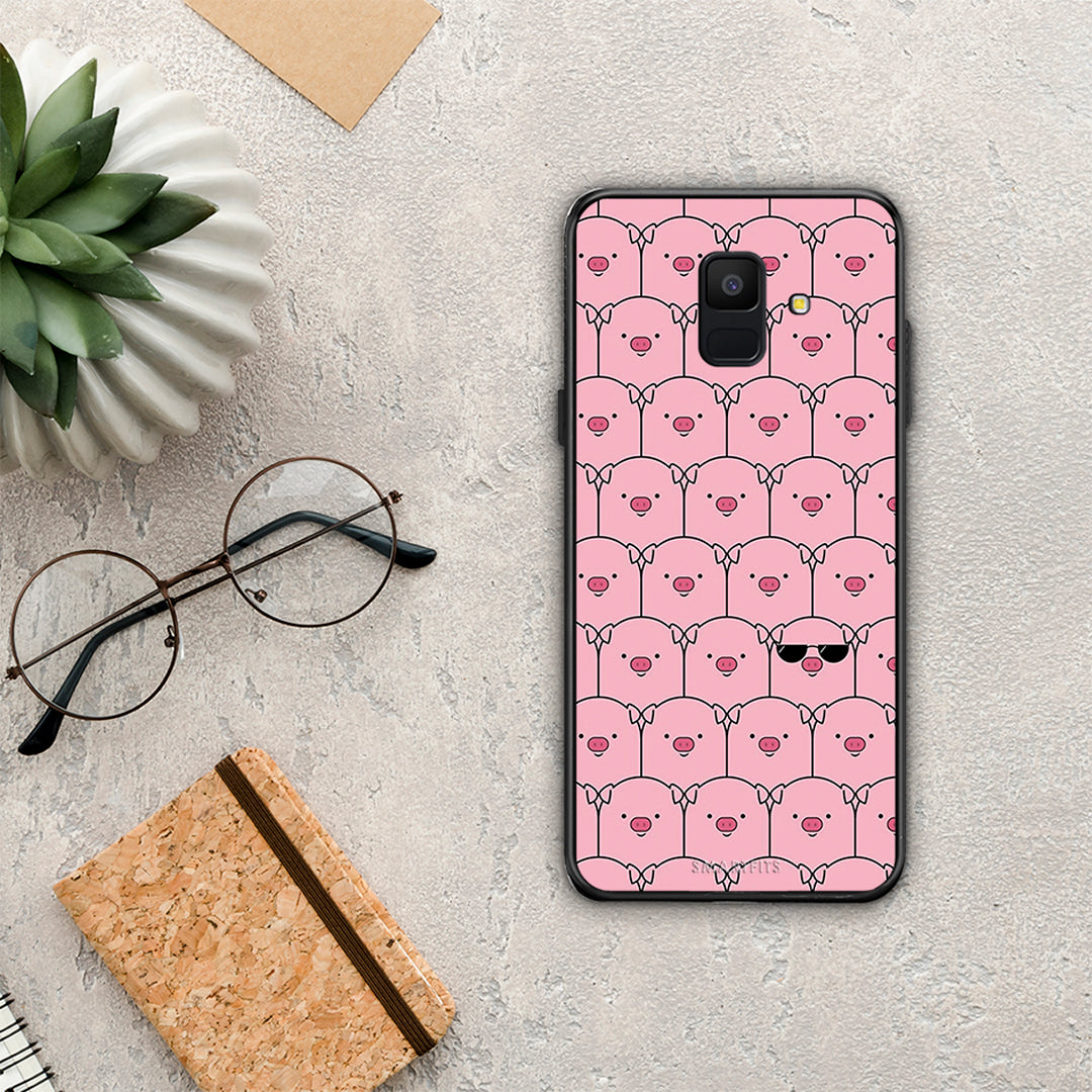 Pig Glasses - Samsung Galaxy A6 2018 θήκη