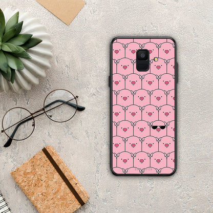 Pig Glasses - Samsung Galaxy A6 2018 θήκη
