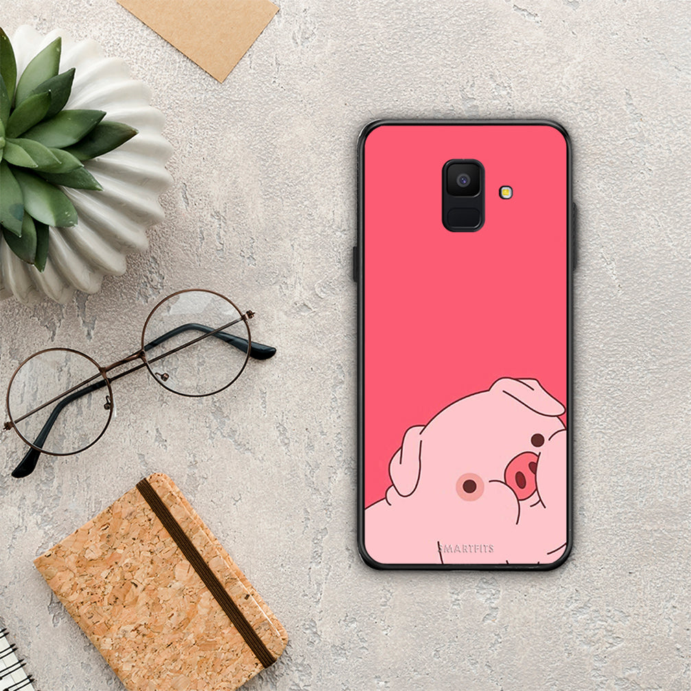 Pig Love 1 - Samsung Galaxy A6 2018 θήκη
