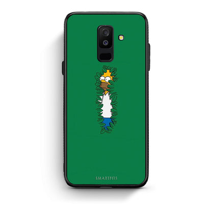 samsung A6 Plus Bush Man Θήκη Αγίου Βαλεντίνου από τη Smartfits με σχέδιο στο πίσω μέρος και μαύρο περίβλημα | Smartphone case with colorful back and black bezels by Smartfits