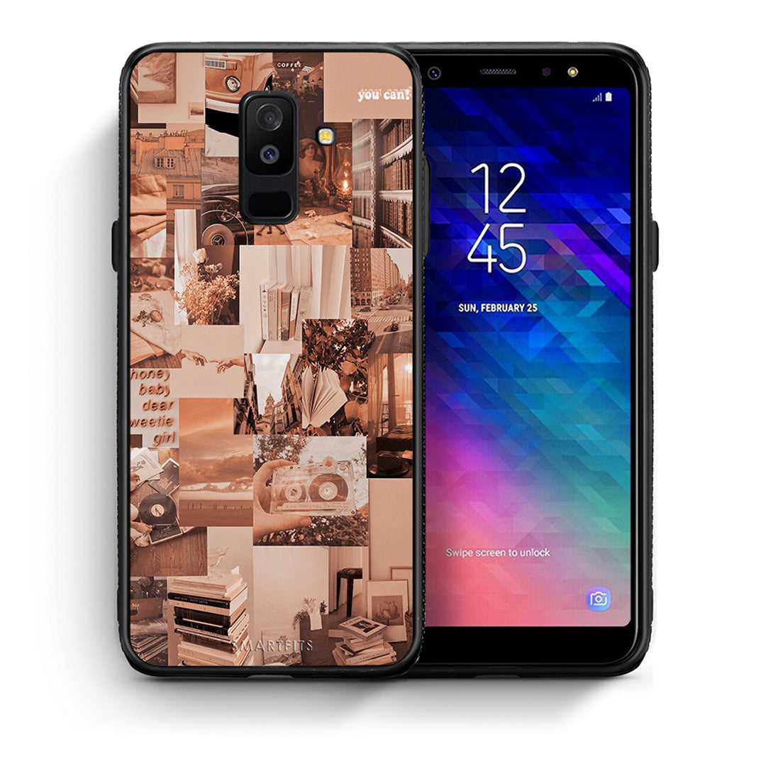 Θήκη Αγίου Βαλεντίνου Samsung A6+ 2018 Collage You Can από τη Smartfits με σχέδιο στο πίσω μέρος και μαύρο περίβλημα | Samsung A6+ 2018 Collage You Can case with colorful back and black bezels