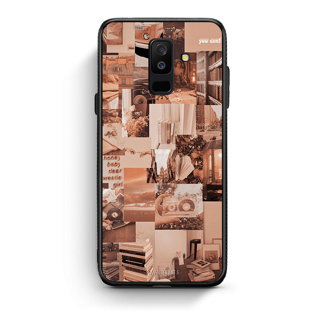 samsung A6 Plus Collage You Can Θήκη Αγίου Βαλεντίνου από τη Smartfits με σχέδιο στο πίσω μέρος και μαύρο περίβλημα | Smartphone case with colorful back and black bezels by Smartfits