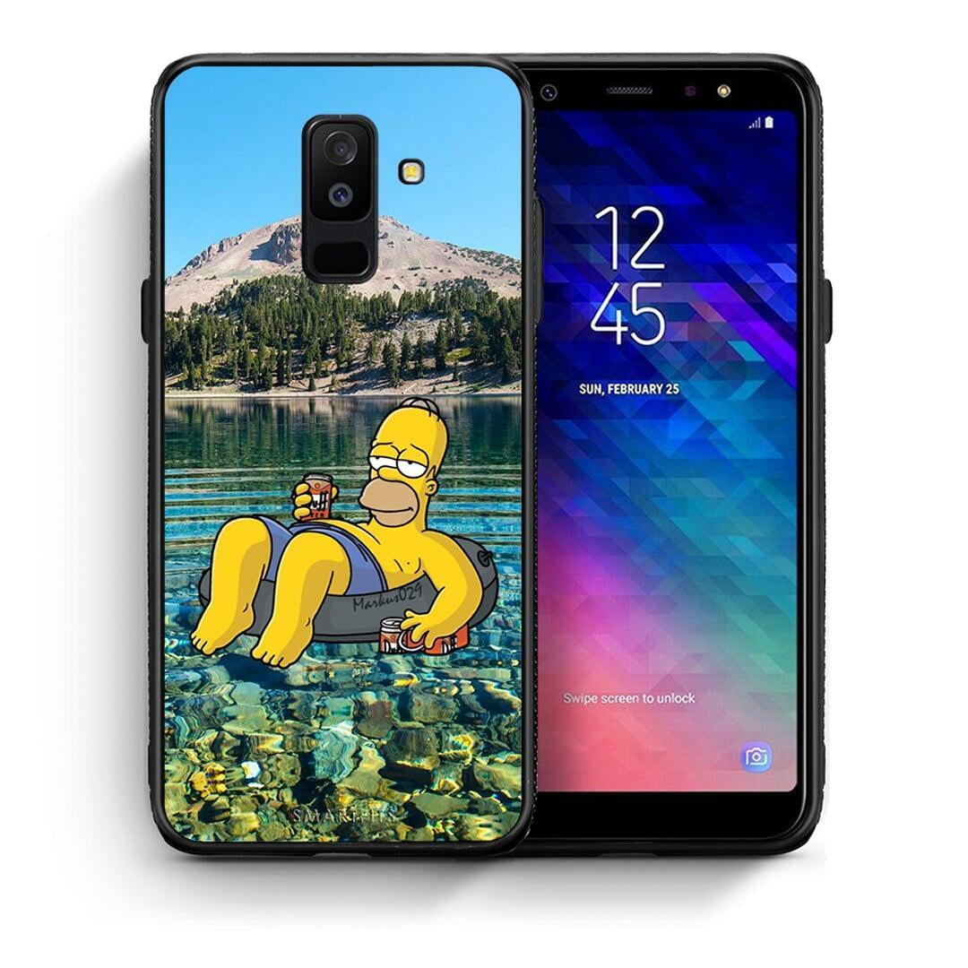 Θήκη Samsung A6+ 2018 Summer Happiness από τη Smartfits με σχέδιο στο πίσω μέρος και μαύρο περίβλημα | Samsung A6+ 2018 Summer Happiness case with colorful back and black bezels