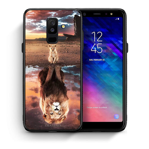 Θήκη Αγίου Βαλεντίνου Samsung A6+ 2018 Sunset Dreams από τη Smartfits με σχέδιο στο πίσω μέρος και μαύρο περίβλημα | Samsung A6+ 2018 Sunset Dreams case with colorful back and black bezels