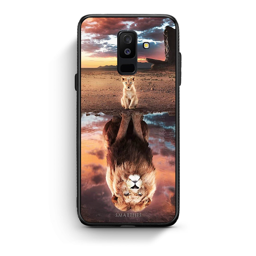 samsung A6 Plus Sunset Dreams Θήκη Αγίου Βαλεντίνου από τη Smartfits με σχέδιο στο πίσω μέρος και μαύρο περίβλημα | Smartphone case with colorful back and black bezels by Smartfits