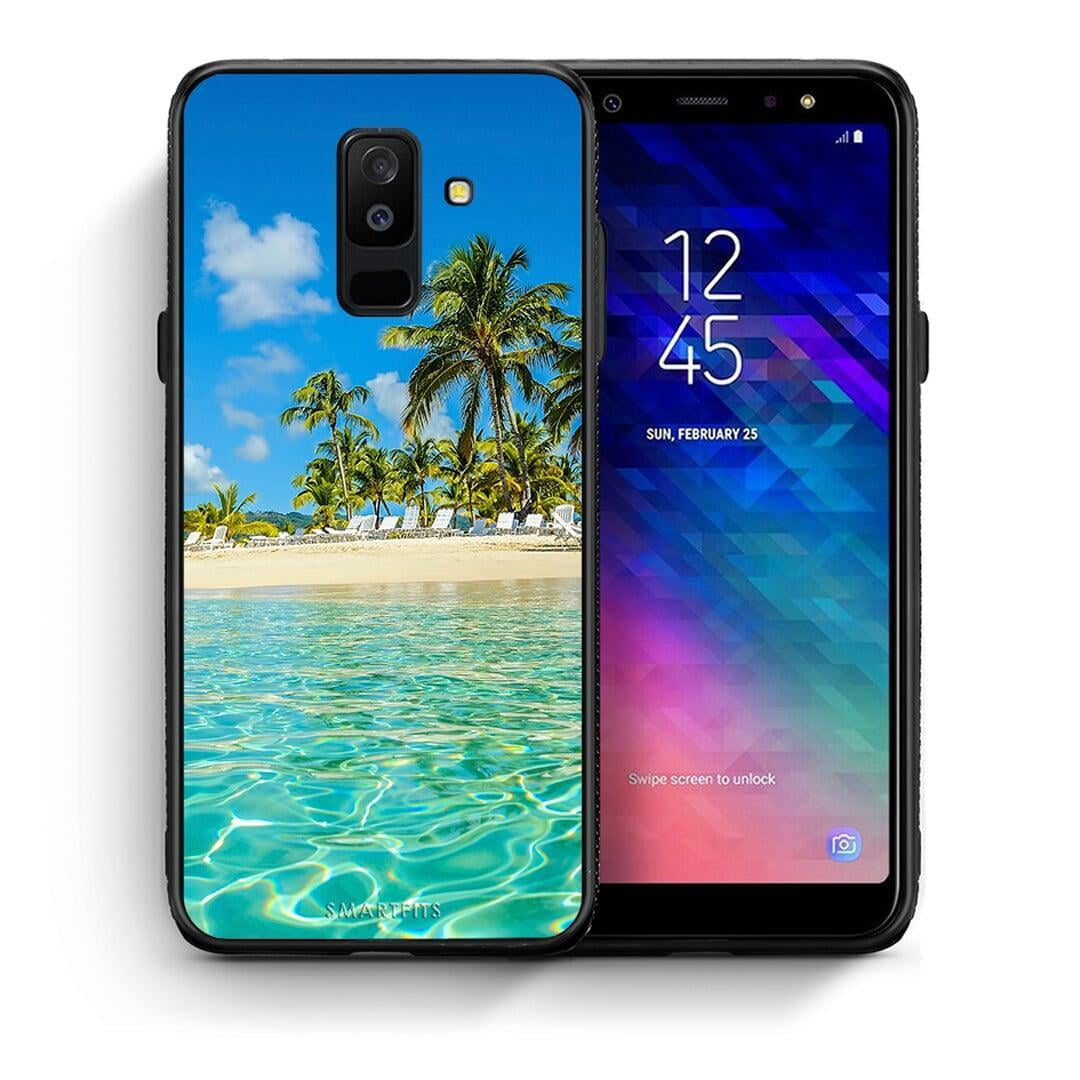 Θήκη Samsung A6+ 2018 Tropical Vibes από τη Smartfits με σχέδιο στο πίσω μέρος και μαύρο περίβλημα | Samsung A6+ 2018 Tropical Vibes case with colorful back and black bezels