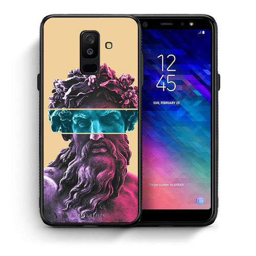 Θήκη Αγίου Βαλεντίνου Samsung A6+ 2018 Zeus Art από τη Smartfits με σχέδιο στο πίσω μέρος και μαύρο περίβλημα | Samsung A6+ 2018 Zeus Art case with colorful back and black bezels