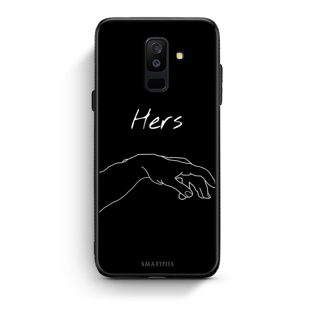 samsung A6 Plus Aeshetic Love 1 Θήκη Αγίου Βαλεντίνου από τη Smartfits με σχέδιο στο πίσω μέρος και μαύρο περίβλημα | Smartphone case with colorful back and black bezels by Smartfits