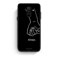 Thumbnail for samsung A6 Plus Always & Forever 1 Θήκη Αγίου Βαλεντίνου από τη Smartfits με σχέδιο στο πίσω μέρος και μαύρο περίβλημα | Smartphone case with colorful back and black bezels by Smartfits