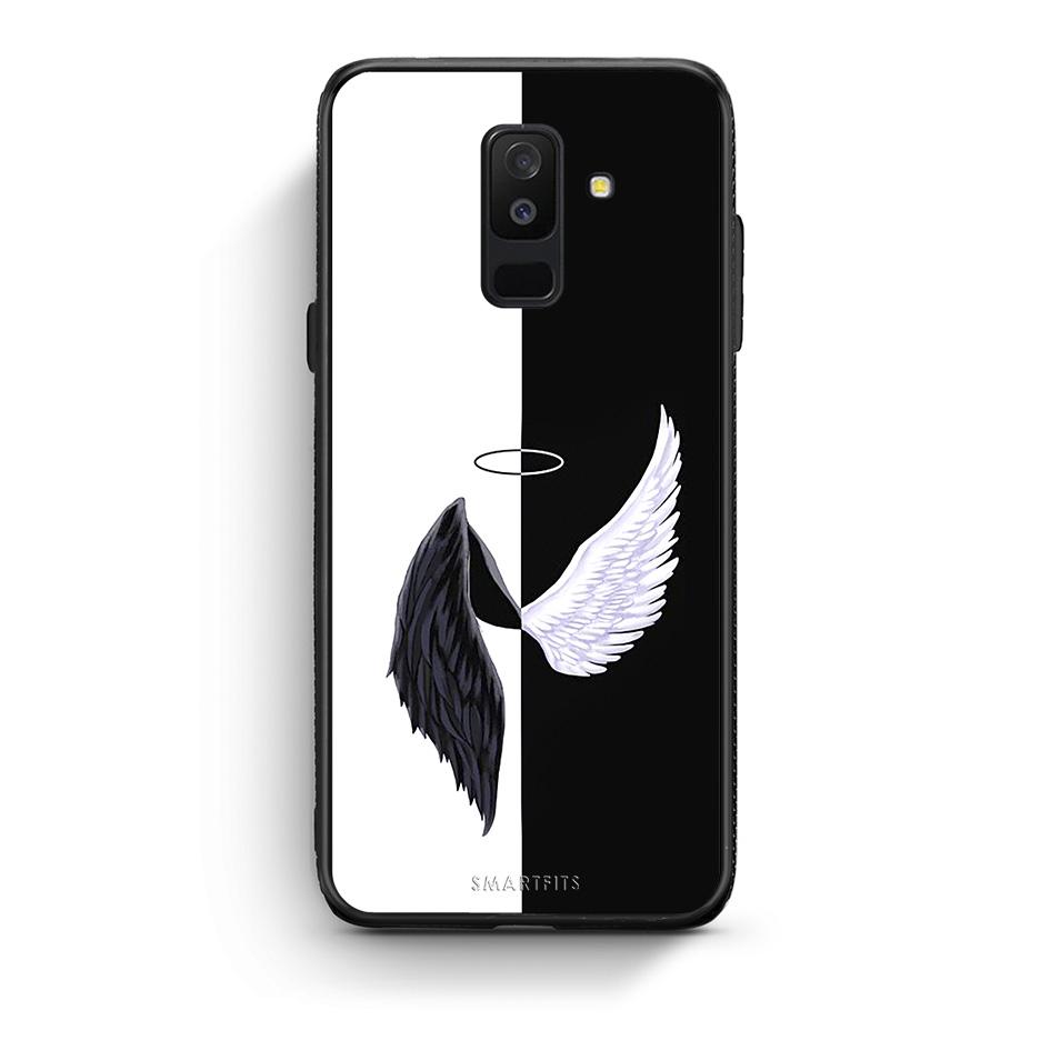 samsung A6 Plus Angels Demons θήκη από τη Smartfits με σχέδιο στο πίσω μέρος και μαύρο περίβλημα | Smartphone case with colorful back and black bezels by Smartfits