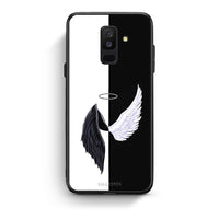 Thumbnail for samsung A6 Plus Angels Demons θήκη από τη Smartfits με σχέδιο στο πίσω μέρος και μαύρο περίβλημα | Smartphone case with colorful back and black bezels by Smartfits