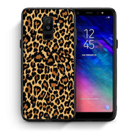Thumbnail for Θήκη Samsung A6+ 2018 Leopard Animal από τη Smartfits με σχέδιο στο πίσω μέρος και μαύρο περίβλημα | Samsung A6+ 2018 Leopard Animal case with colorful back and black bezels