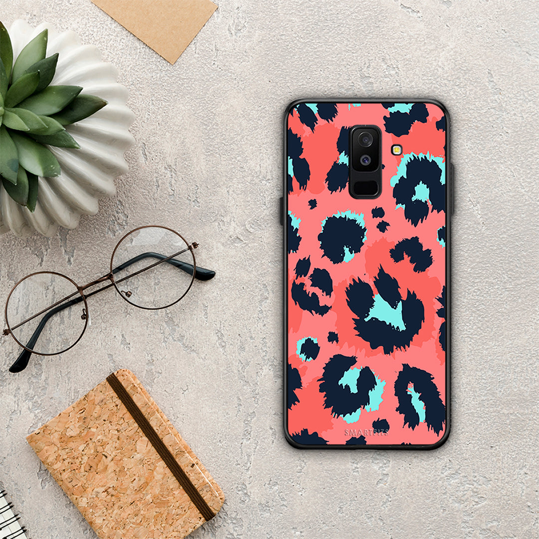Animal Pink Leopard - Samsung Galaxy A6+ 2018 θήκη