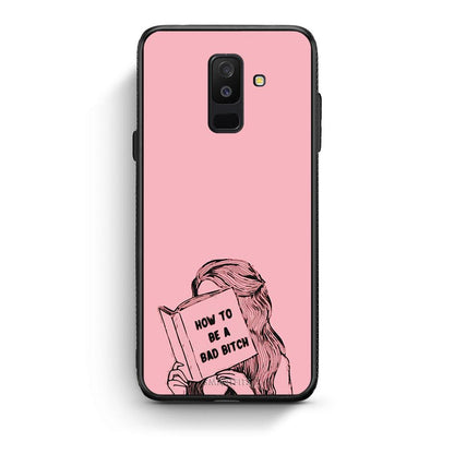 samsung A6 Plus Bad Bitch θήκη από τη Smartfits με σχέδιο στο πίσω μέρος και μαύρο περίβλημα | Smartphone case with colorful back and black bezels by Smartfits