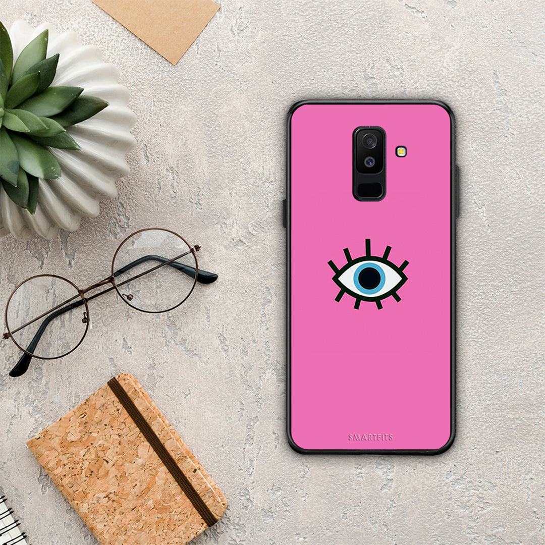 Blue Eye Pink - Samsung Galaxy A6+ 2018 θήκη