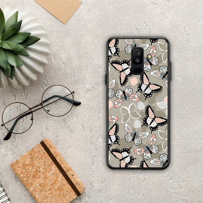 Boho Butterflies - Samsung Galaxy A6+ 2018 θήκη