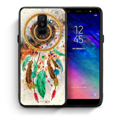 Θήκη Samsung A6+ 2018 DreamCatcher Boho από τη Smartfits με σχέδιο στο πίσω μέρος και μαύρο περίβλημα | Samsung A6+ 2018 DreamCatcher Boho case with colorful back and black bezels