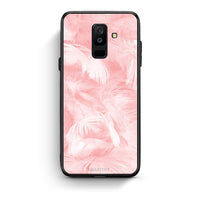 Thumbnail for 33 - samsung galaxy A6 Plus  Pink Feather Boho case, cover, bumper