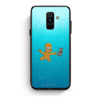 Thumbnail for samsung A6 Plus Chasing Money θήκη από τη Smartfits με σχέδιο στο πίσω μέρος και μαύρο περίβλημα | Smartphone case with colorful back and black bezels by Smartfits
