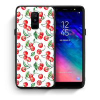 Thumbnail for Θήκη Samsung A6+ 2018 Cherry Summer από τη Smartfits με σχέδιο στο πίσω μέρος και μαύρο περίβλημα | Samsung A6+ 2018 Cherry Summer case with colorful back and black bezels