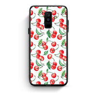 Thumbnail for samsung A6 Plus Cherry Summer θήκη από τη Smartfits με σχέδιο στο πίσω μέρος και μαύρο περίβλημα | Smartphone case with colorful back and black bezels by Smartfits