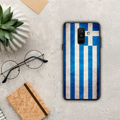 Flag Greek - Samsung Galaxy A6+ 2018 θήκη