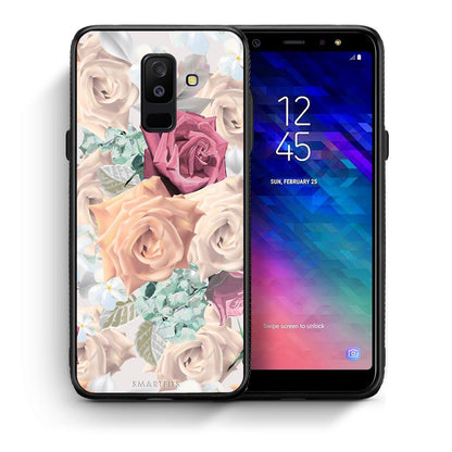 Θήκη Samsung A6+ 2018 Bouquet Floral από τη Smartfits με σχέδιο στο πίσω μέρος και μαύρο περίβλημα | Samsung A6+ 2018 Bouquet Floral case with colorful back and black bezels