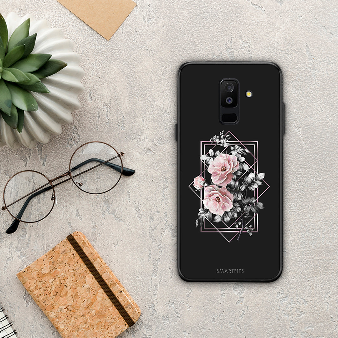 Flower Frame - Samsung Galaxy A6+ 2018 θήκη