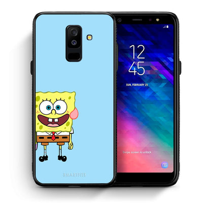 Θήκη Samsung A6+ 2018 Friends Bob από τη Smartfits με σχέδιο στο πίσω μέρος και μαύρο περίβλημα | Samsung A6+ 2018 Friends Bob case with colorful back and black bezels