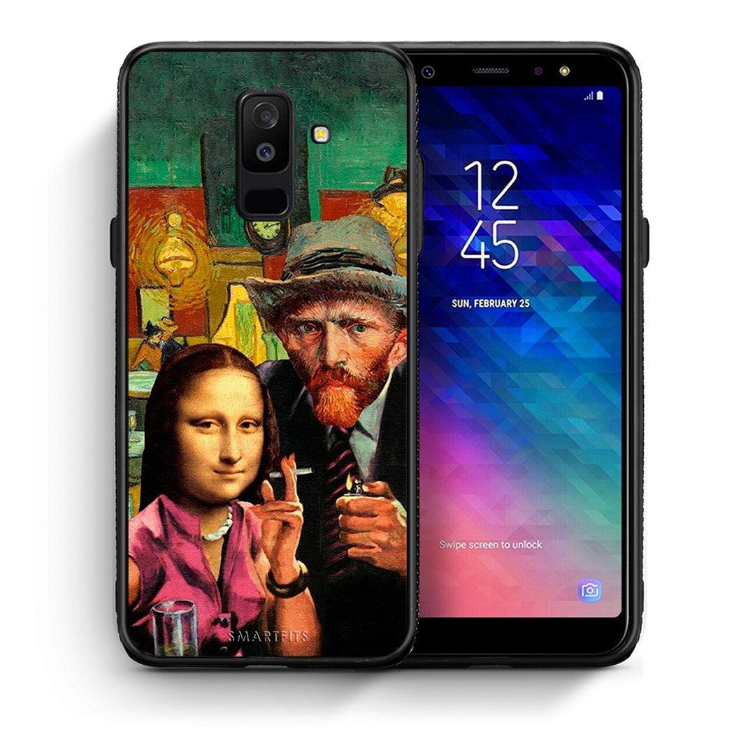 Θήκη Samsung A6+ 2018 Funny Art από τη Smartfits με σχέδιο στο πίσω μέρος και μαύρο περίβλημα | Samsung A6+ 2018 Funny Art case with colorful back and black bezels